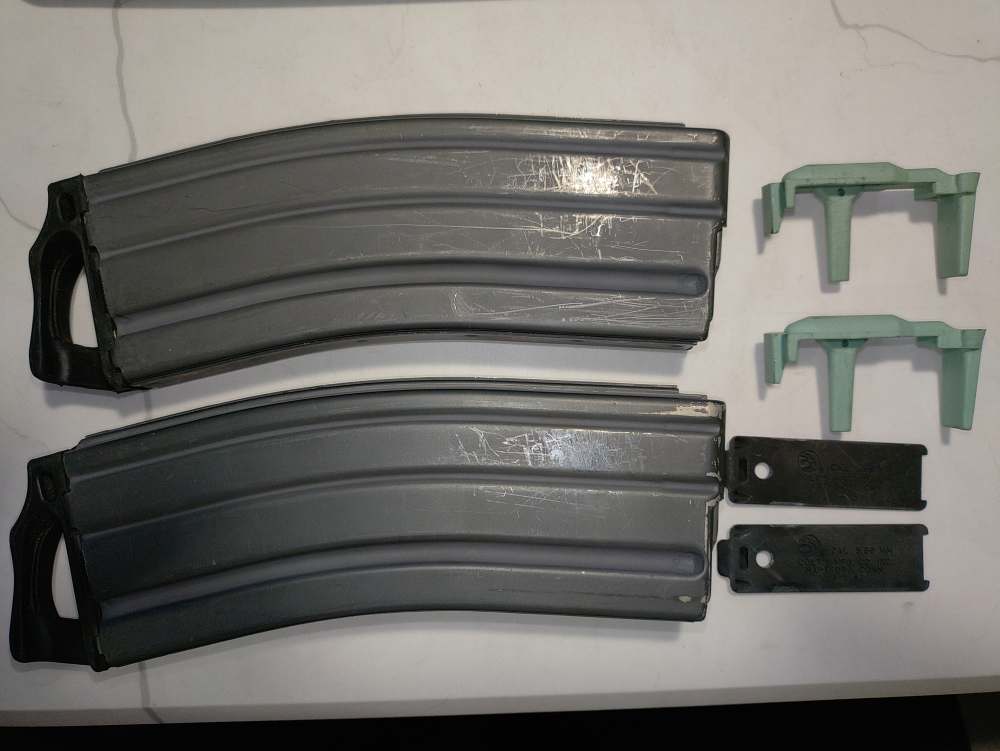 COLT AR15 223 REM/556 NATO 30RD MAG Anti-tilt/Ranger Baseplate GRY 2PK-img-1