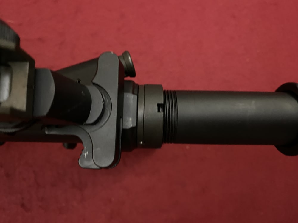 Excellent Anderson AR-15 16" 5.56, A2 front sight, A3 upper, carry handle-img-58