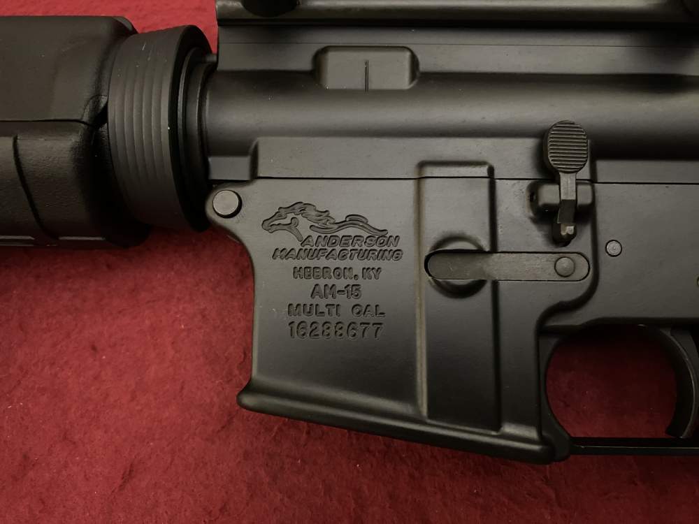 Excellent Anderson AR-15 16" 5.56, A2 front sight, A3 upper, carry handle-img-32