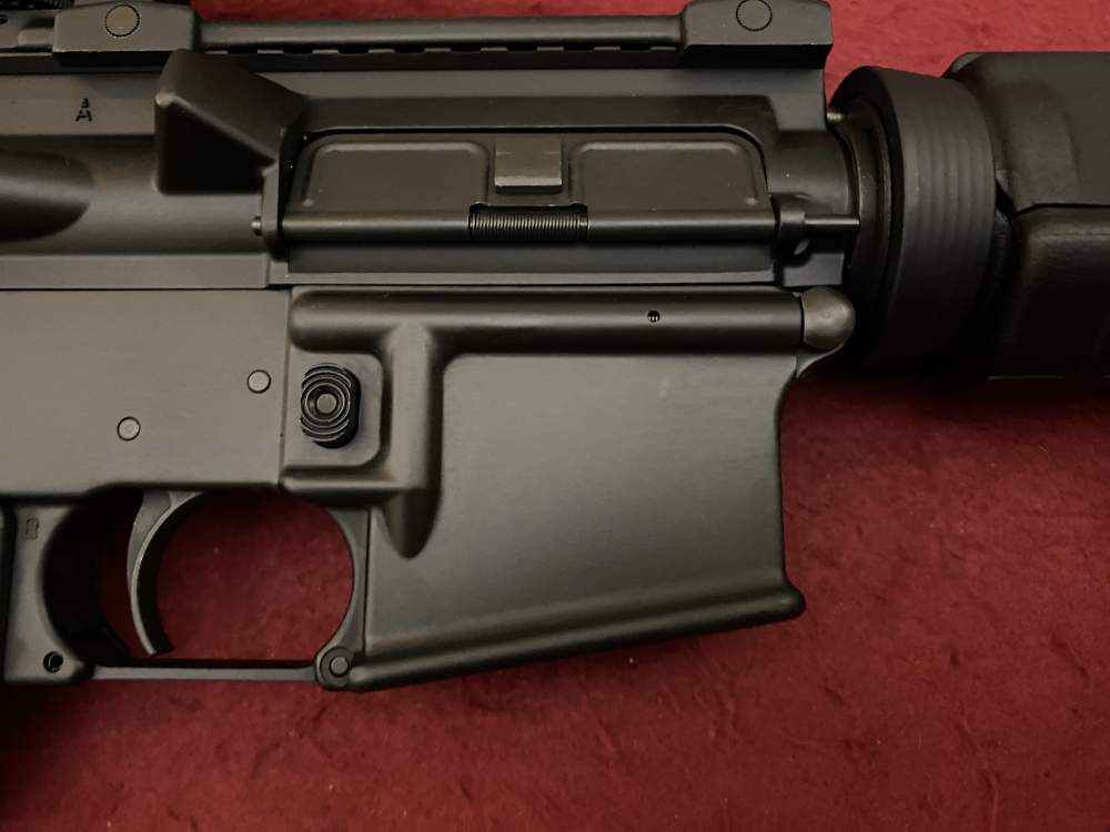 Excellent Anderson AR-15 16" 5.56, A2 front sight, A3 upper, carry handle-img-10