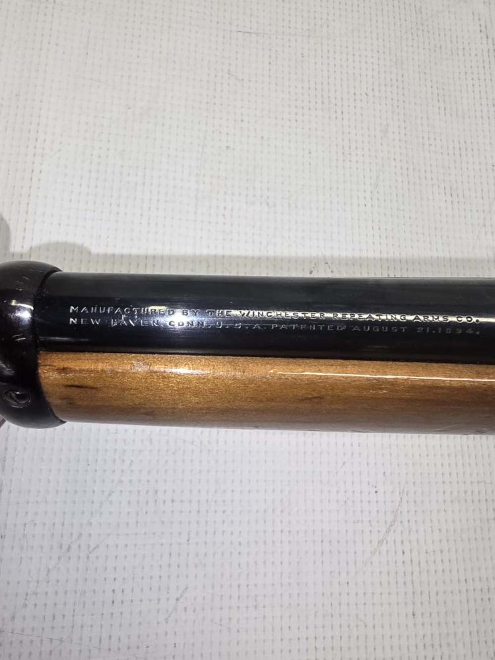 Winchester 1894 30 WCF Lever Action Rifle w/ Wood Stock, Iron Sights-img-4