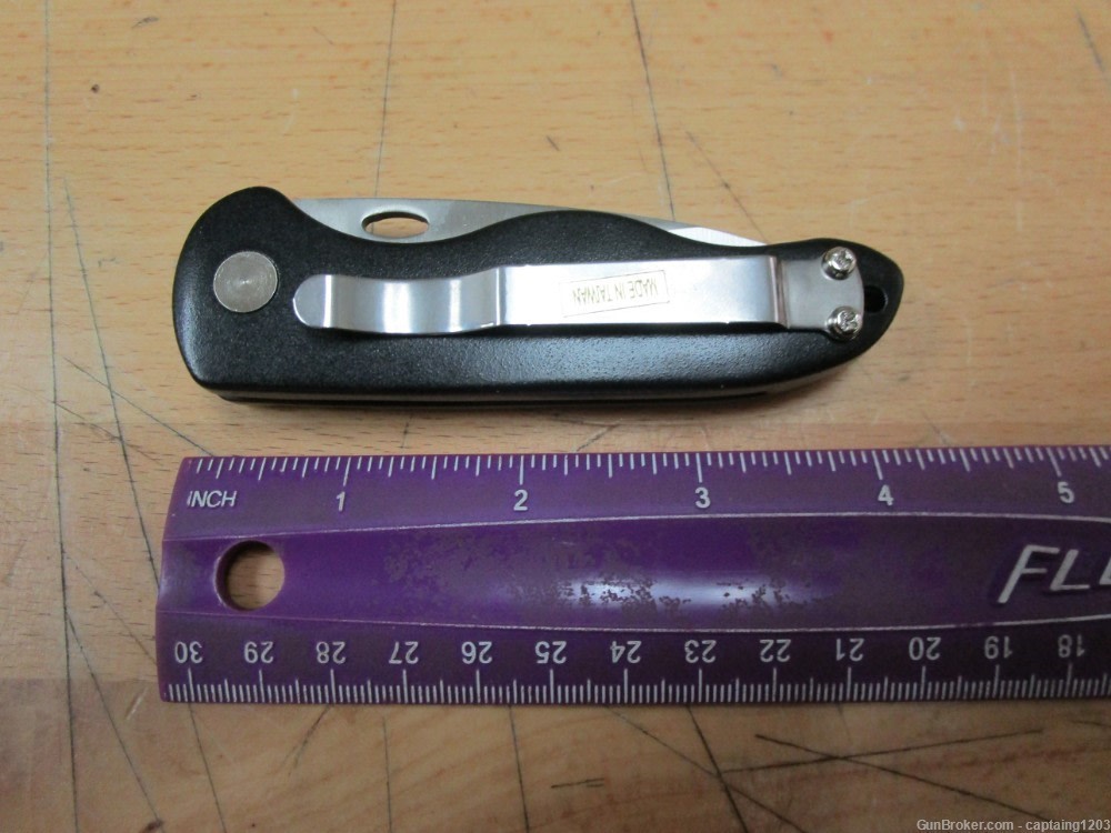 Taiwanese Side Opening Auto, Partially Serrated, 3", 440 Stainless-ST-85BK-img-8