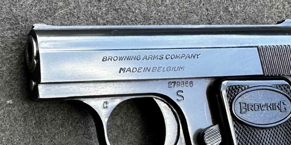 Browning Baby .25 ACP, Made in Belgium, 1963, C&R and CA OK-img-8