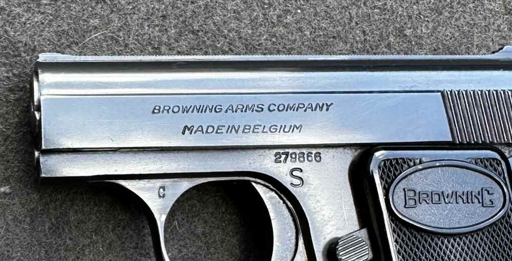 Browning Baby .25 ACP, Made in Belgium, 1963, C&R and CA OK-img-7