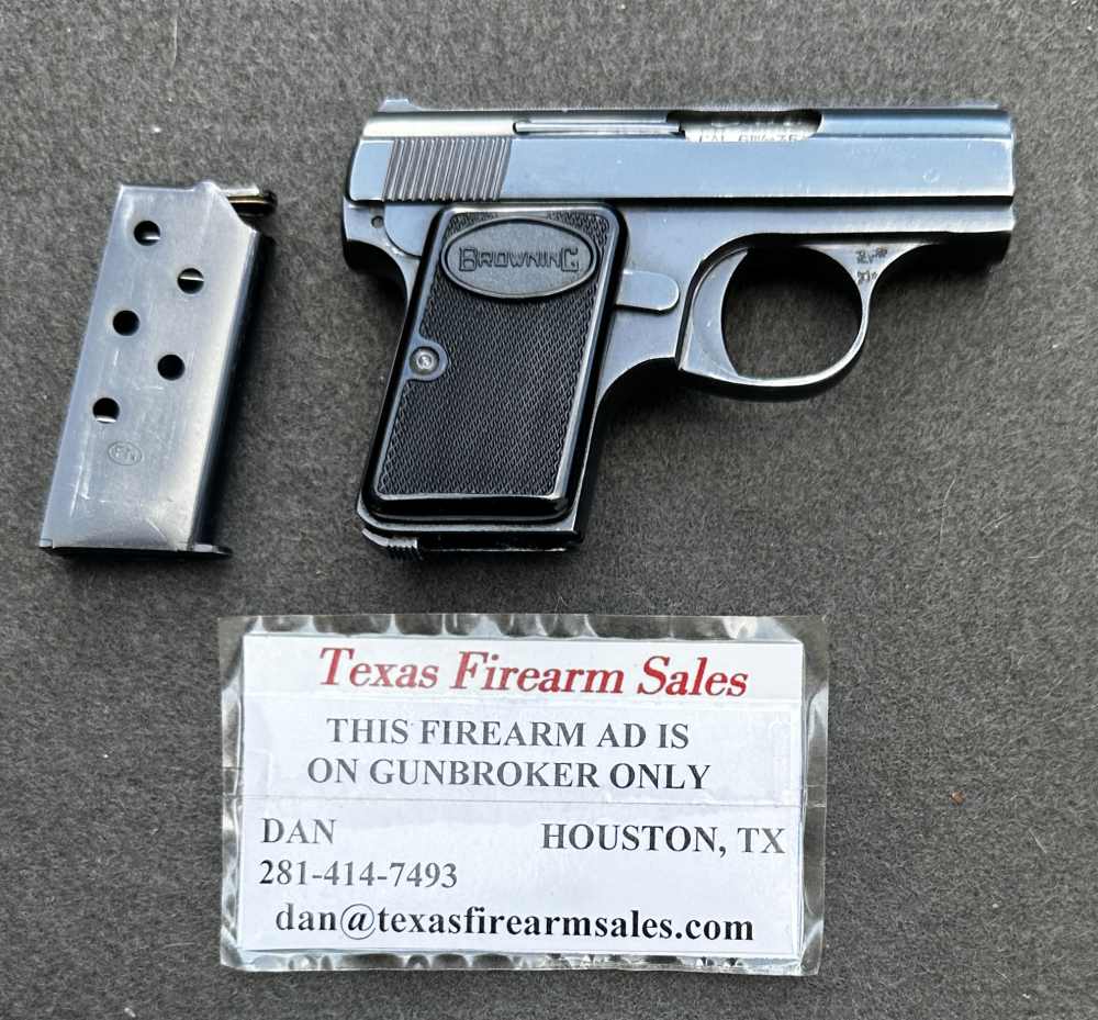 Browning Baby .25 ACP, Made in Belgium, 1963, C&R and CA OK-img-10