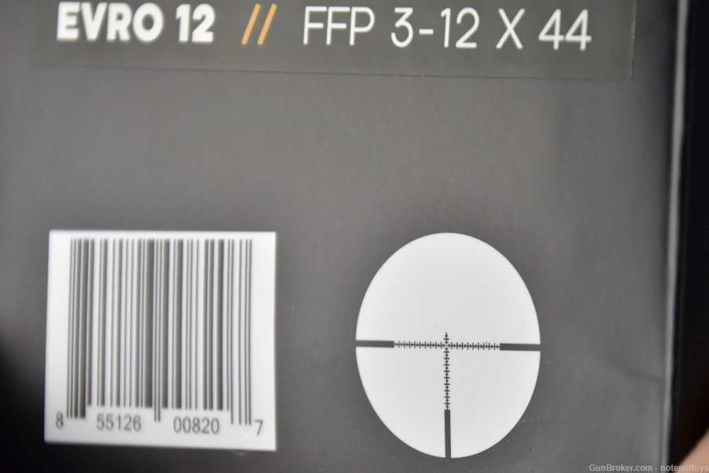 Accufire EVRO 12 FFP 3-12x44 Hunting Scope First Focal Plan Mil Reticle NIB-img-3