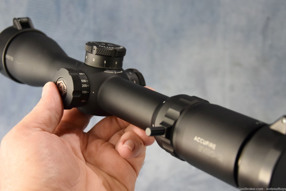 Accufire EVRO 12 FFP 3-12x44 Hunting Scope First Focal Plan Mil Reticle NIB-img-12