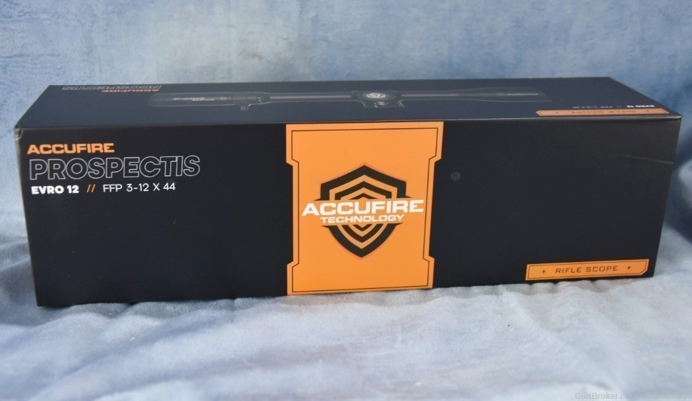Accufire EVRO 12 FFP 3-12x44 Hunting Scope First Focal Plan Mil Reticle NIB-img-10