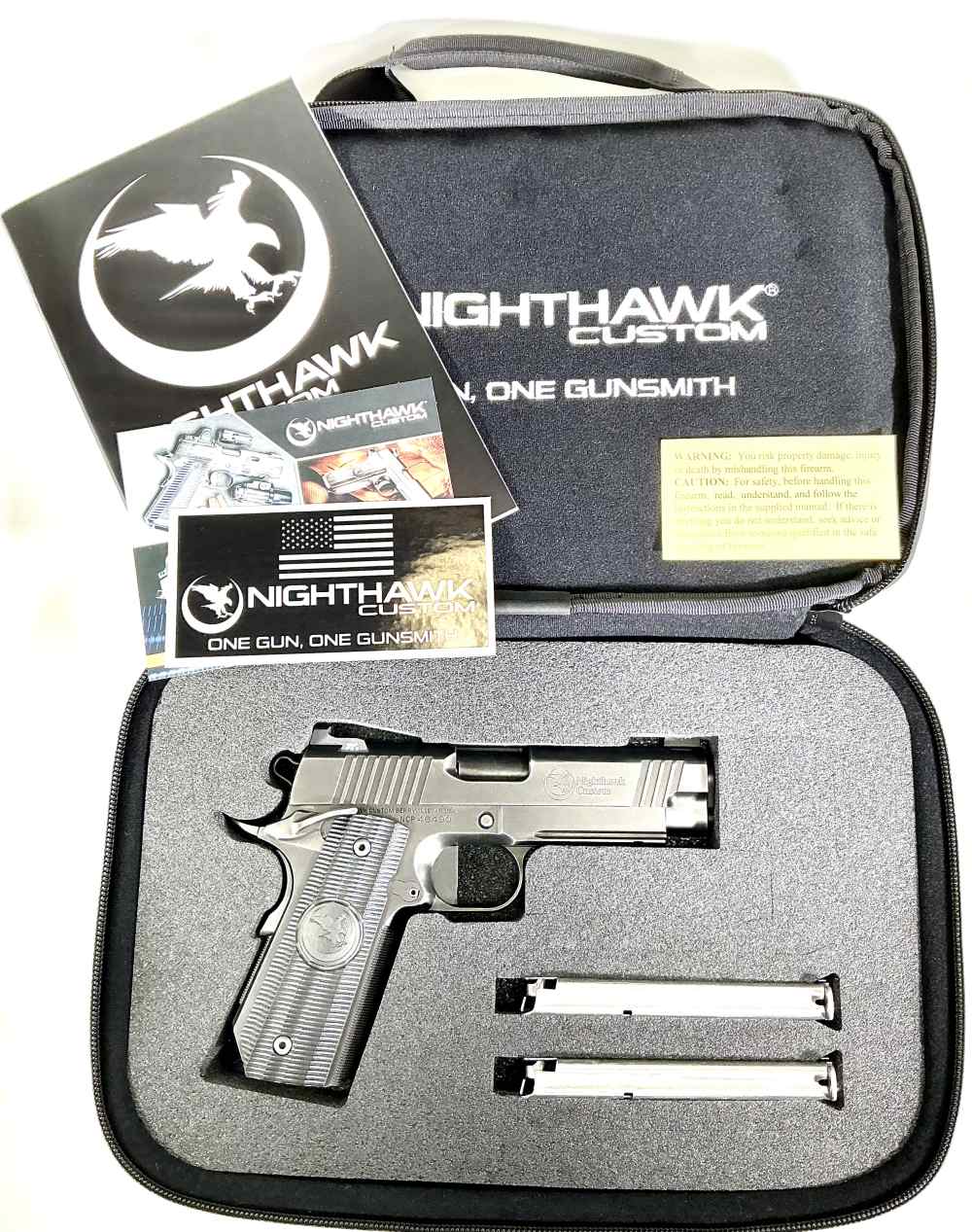 NIGHTHAWK Shadowhawk Commander, 9mm, 4.25”, (2) Mags, New, Customized -img-6