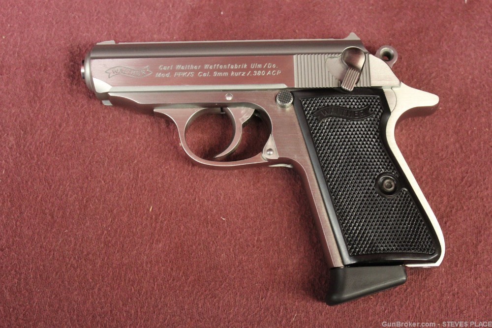 Clean Walther PPK/S .380 ACP Pistol -img-0