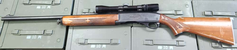 C&R 1966 REMINGTON 742 WOODSMASTER 150TH ANNIV .30-06 22" 4-12X SN 225533-img-0