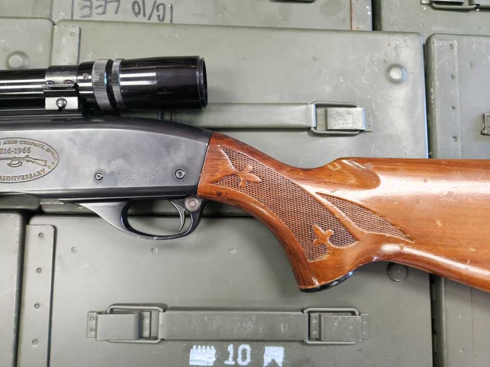 C&R 1966 REMINGTON 742 WOODSMASTER 150TH ANNIV .30-06 22" 4-12X SN 225533-img-2