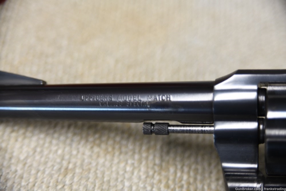 Colt Officer's Model Match 38 SPL 6 inch BBL all Original Super Cond 1955-img-4