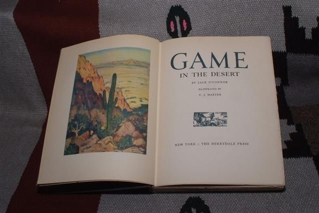Game in the Desert J O'Connor 1st Hunting bk  1939-img-4