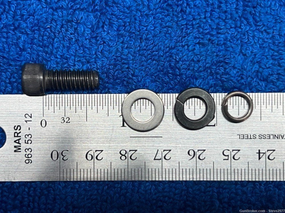 5/8" Thompson Contender Pachmayr Pistol Grip Bolt (Black) with Lock Washer-img-5