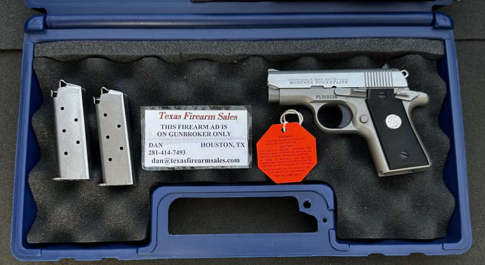 Colt Mustang PocketLite Stainless .380 ACP Pistol, Made in 2013-img-46