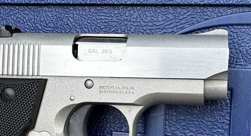 Colt Mustang PocketLite Stainless .380 ACP Pistol, Made in 2013-img-16