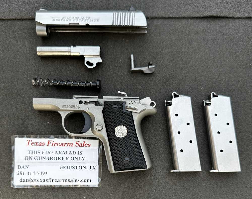 Colt Mustang PocketLite Stainless .380 ACP Pistol, Made in 2013-img-30