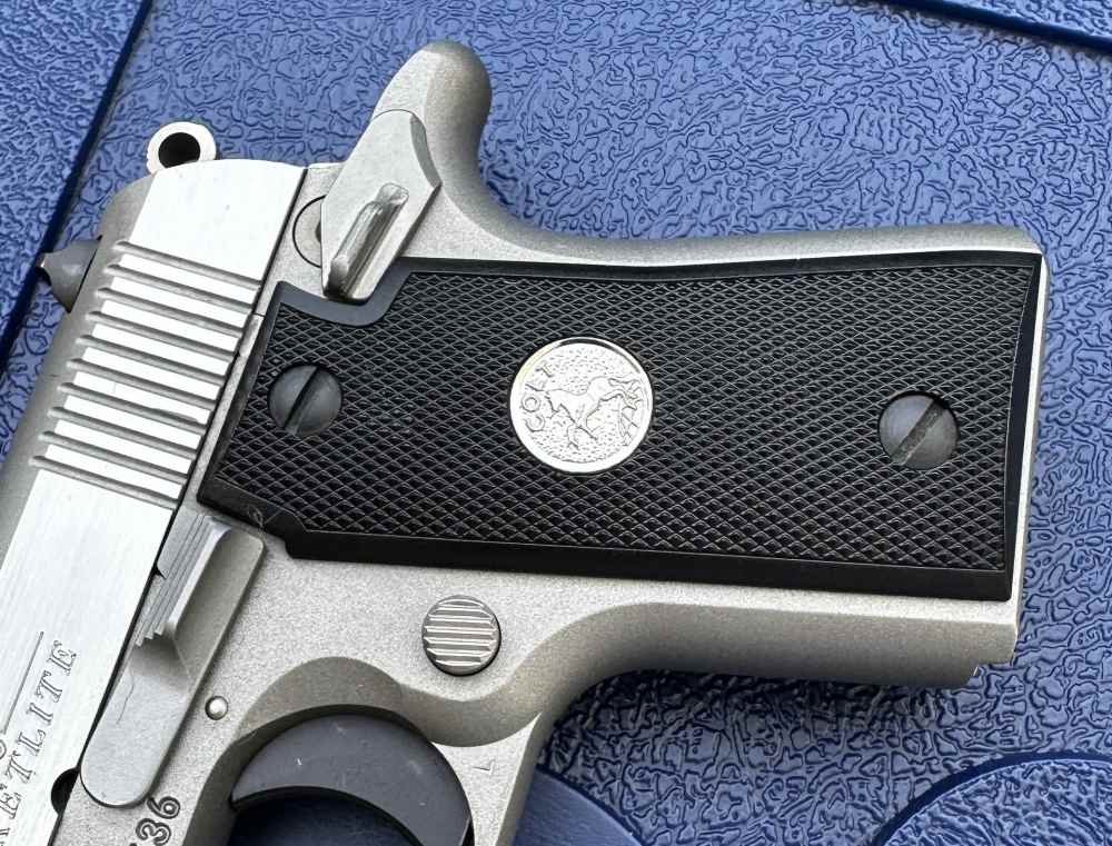 Colt Mustang PocketLite Stainless .380 ACP Pistol, Made in 2013-img-1