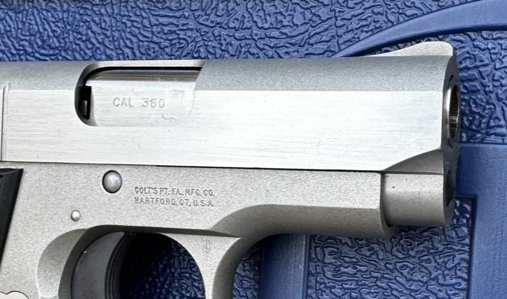Colt Mustang PocketLite Stainless .380 ACP Pistol, Made in 2013-img-17