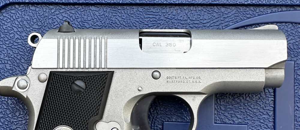 Colt Mustang PocketLite Stainless .380 ACP Pistol, Made in 2013-img-13