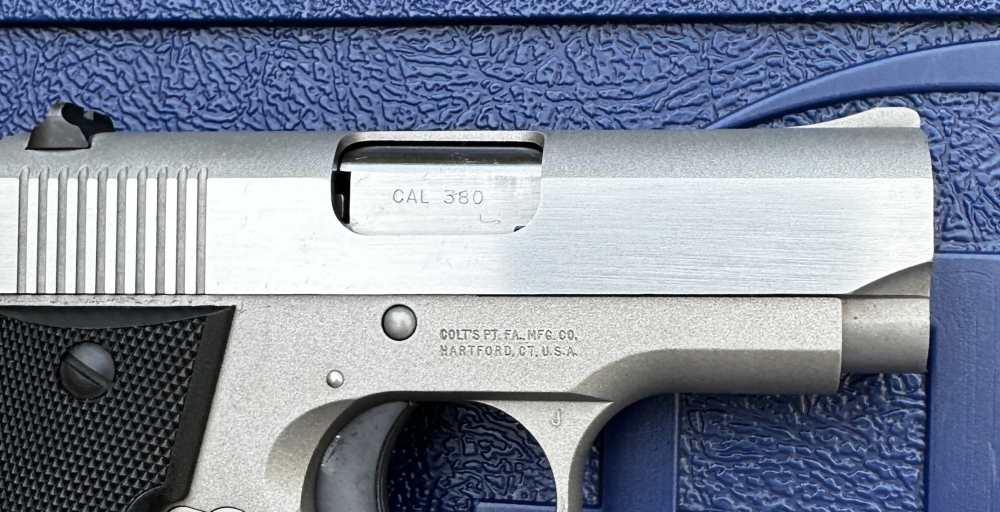 Colt Mustang PocketLite Stainless .380 ACP Pistol, Made in 2013-img-15
