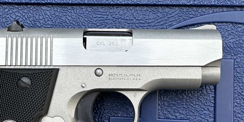 Colt Mustang PocketLite Stainless .380 ACP Pistol, Made in 2013-img-14