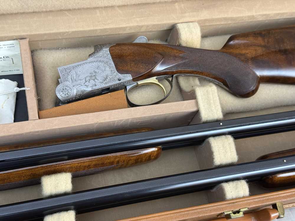 1961 Belgian Browning Superposed 12ga Pointer Grade Set 30" F/M 26" Skt-img-40