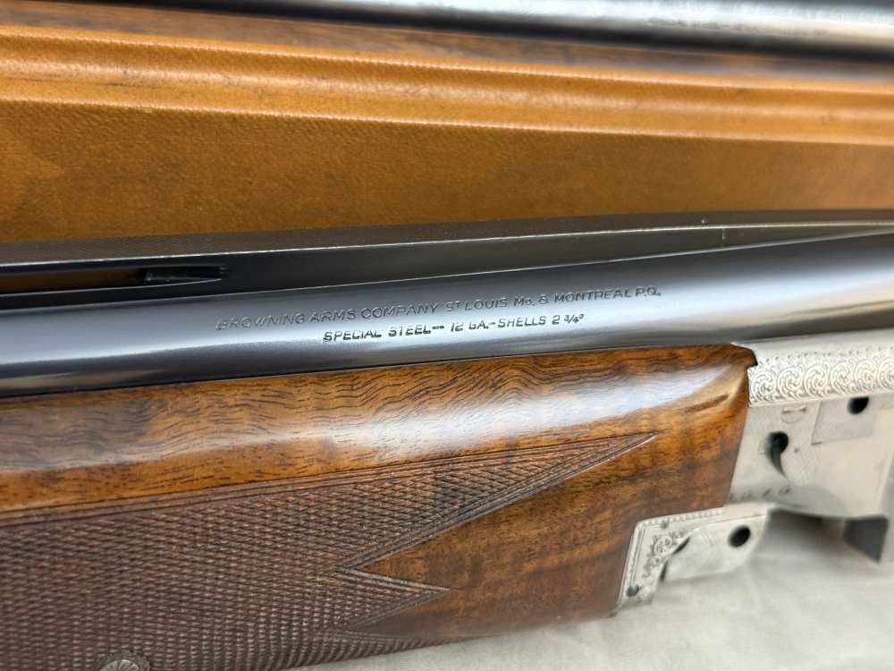 1961 Belgian Browning Superposed 12ga Pointer Grade Set 30" F/M 26" Skt-img-30