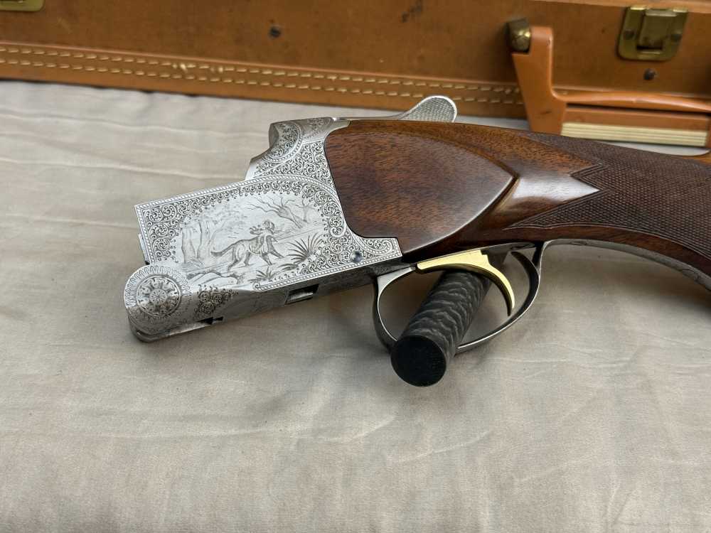 1961 Belgian Browning Superposed 12ga Pointer Grade Set 30" F/M 26" Skt-img-11