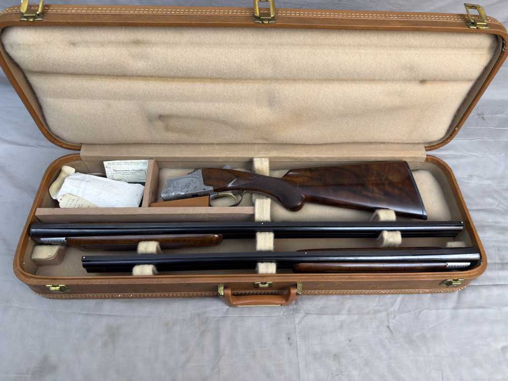 1961 Belgian Browning Superposed 12ga Pointer Grade Set 30" F/M 26" Skt-img-3
