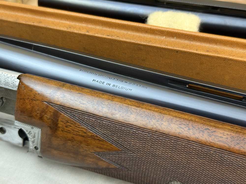 1961 Belgian Browning Superposed 12ga Pointer Grade Set 30" F/M 26" Skt-img-23