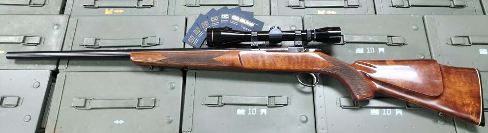 SAKO L461 VIXEN .222 REM 24" LEUPOLD VARI-X IIC 3-9X SN 152460 EST. 1977 -img-0