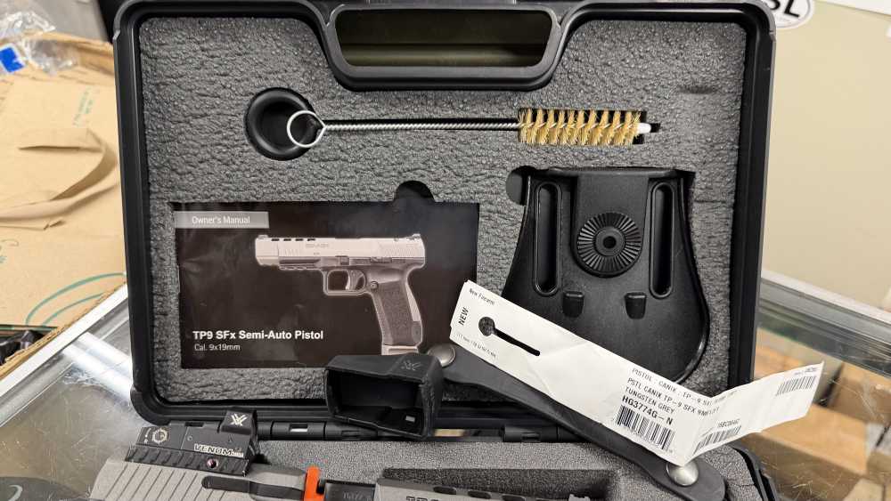 Canik TP9 SFx w/Vortex red dot original box & accessories Used TP9SFx -img-3