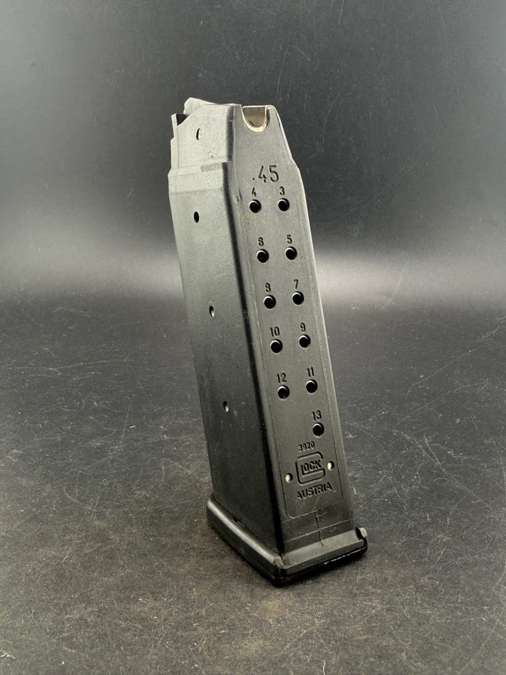 Original Early Glock 21 Gen 1 U Notch 13rd .45 ACP Magazine -img-0