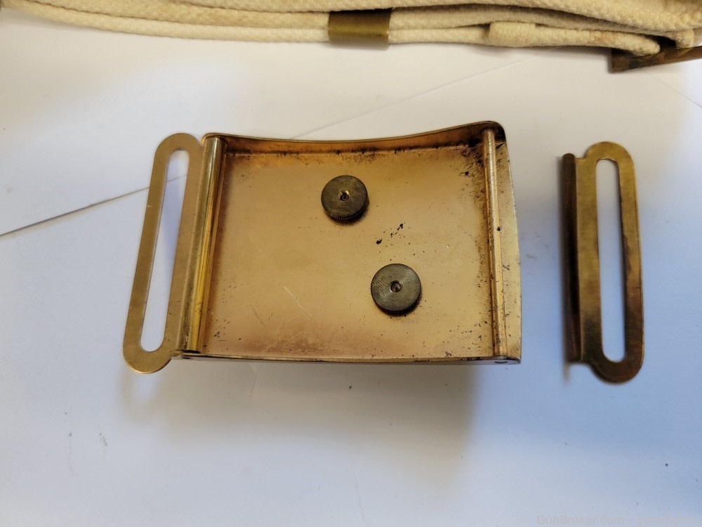 WW11 US Marine Corps Dress Belt and Buckle-img-6