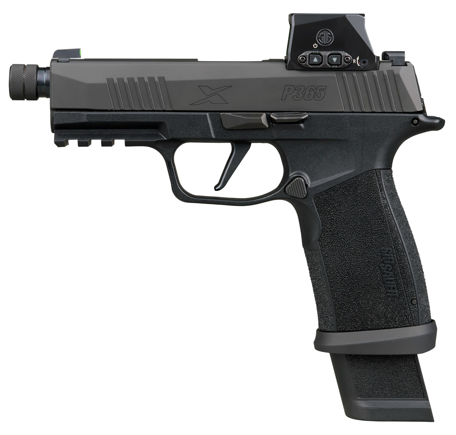 Sig Sauer P365 XMacro TACOPS with Optic 9mm Luger Pistol 4.30 Black 365XCA9-img-0