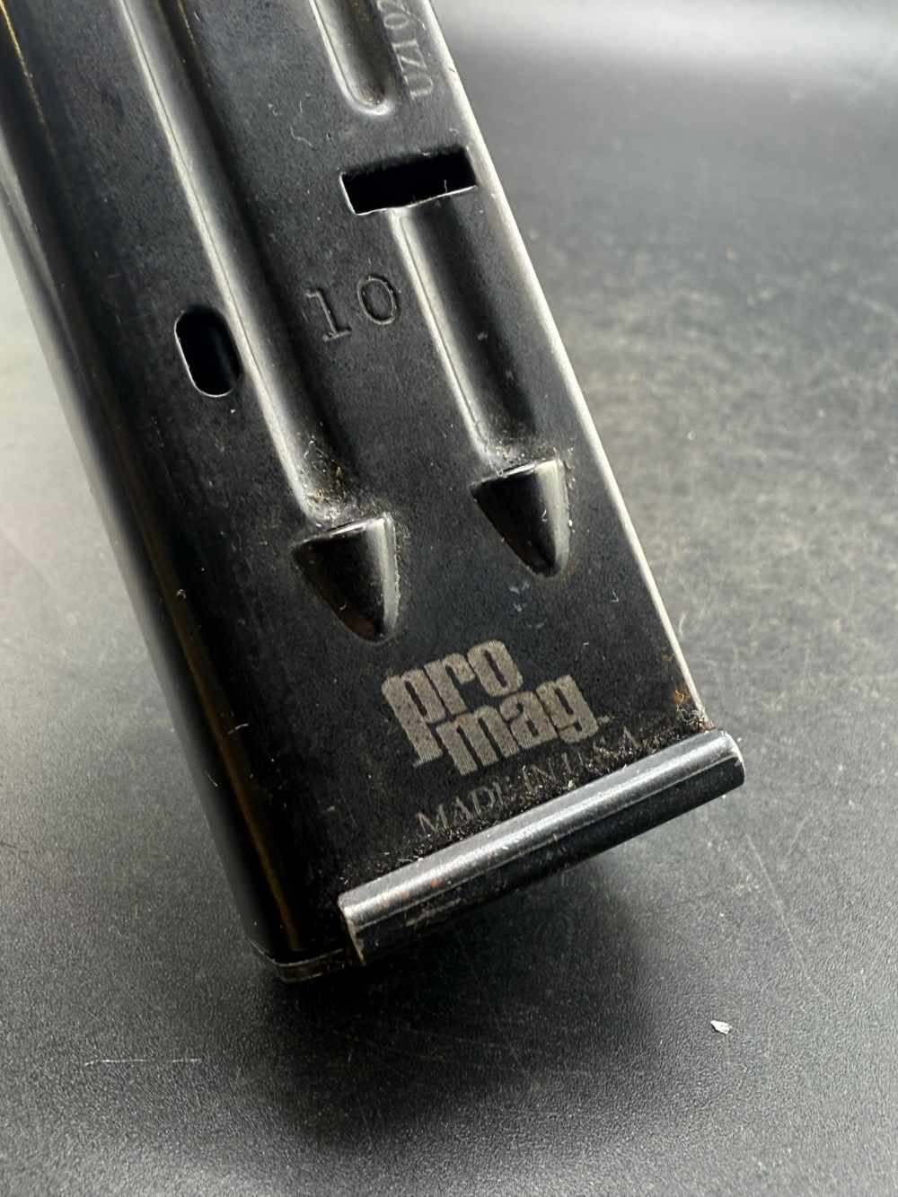 10 Round IMI IWI 45 ACP Uzi Blued Steel Magazine by Pro Mag-img-7