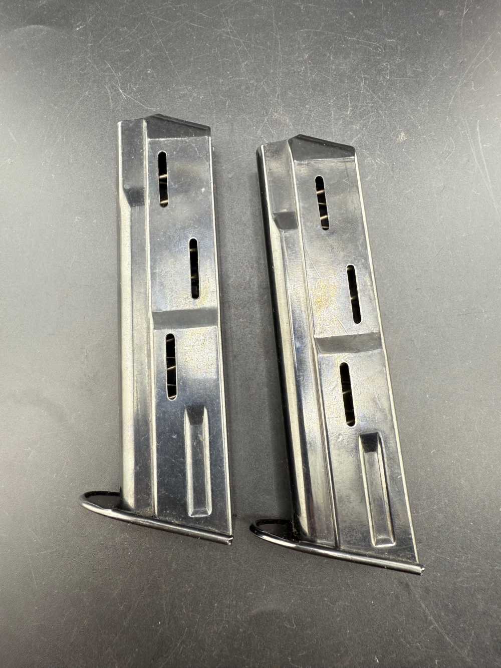 Lot of 2 HK VP70 Factory Original 18 Round 9mm Blued Steel Magazines -img-2
