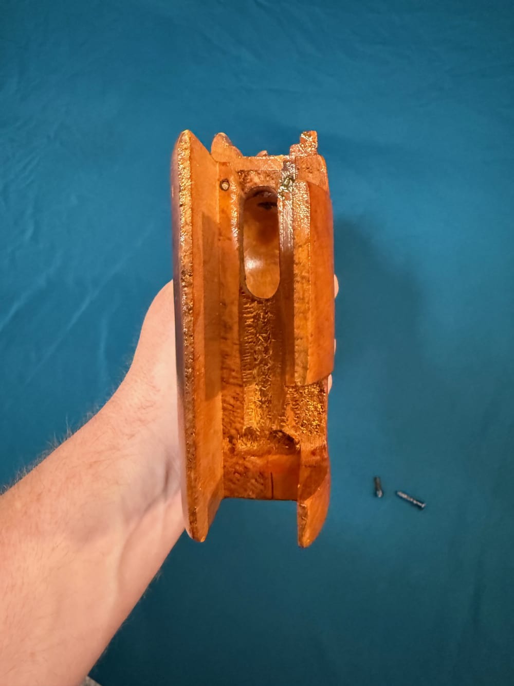 NORINCO 320 UZI FACTORY WOOD STOCK WITH MOUNTING PLATE -img-8