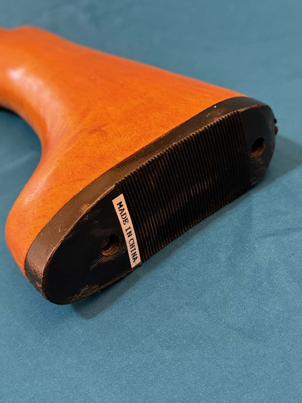 NORINCO 320 UZI FACTORY WOOD STOCK WITH MOUNTING PLATE -img-1