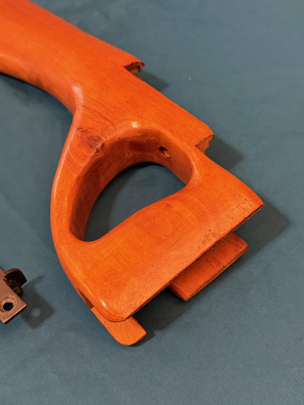 NORINCO 320 UZI FACTORY WOOD STOCK WITH MOUNTING PLATE -img-4