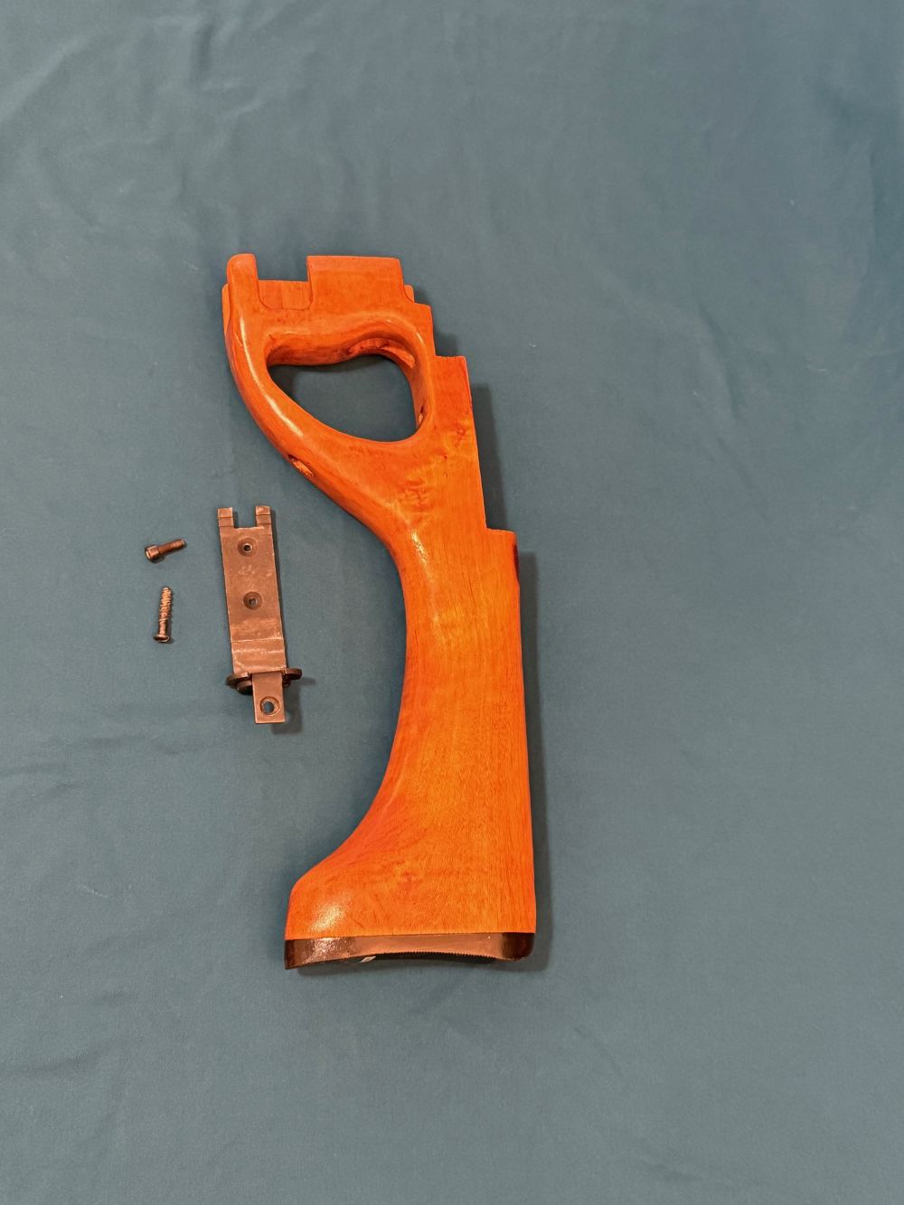 NORINCO 320 UZI FACTORY WOOD STOCK WITH MOUNTING PLATE -img-0
