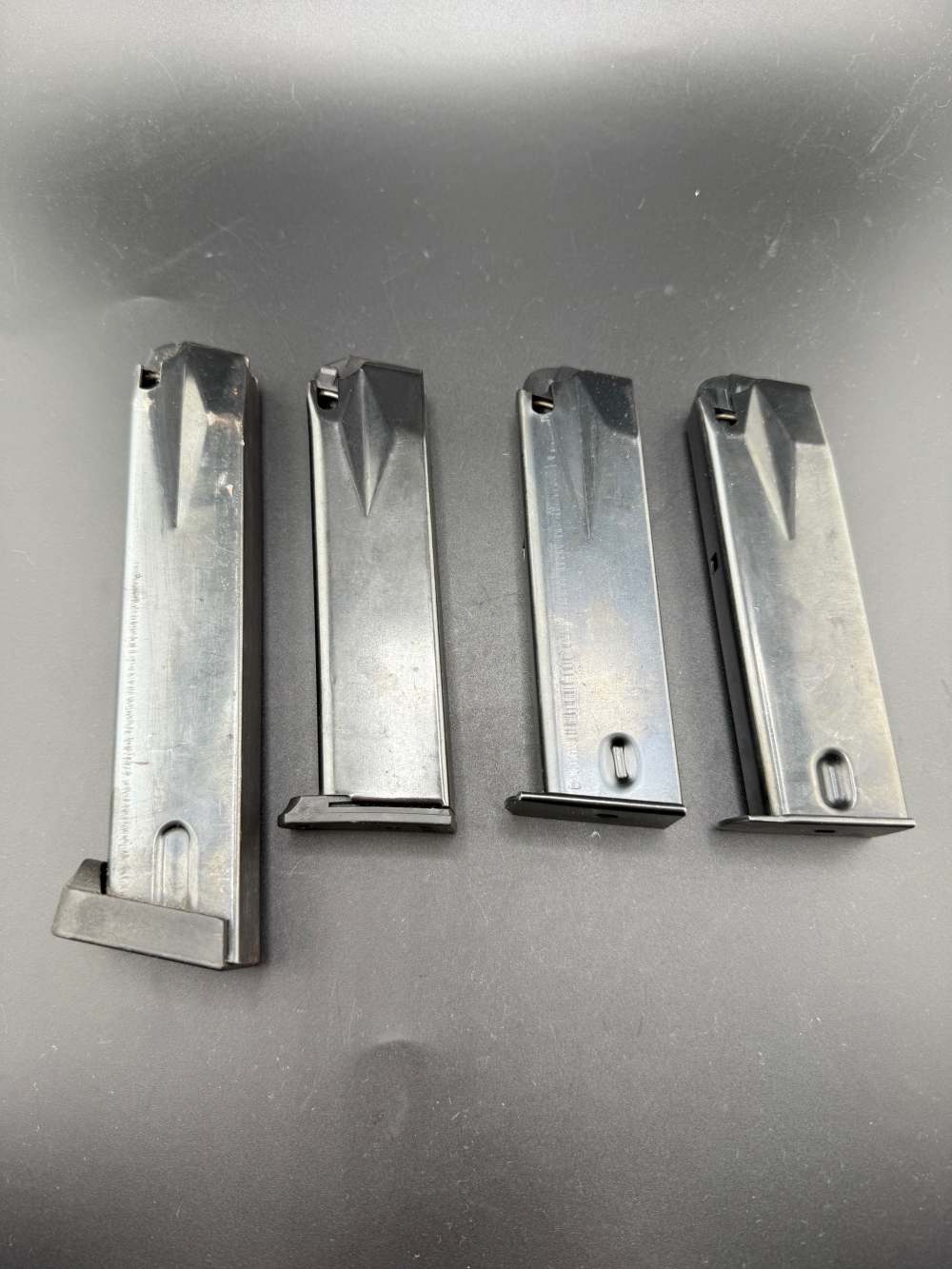 Lot of 4 Ruger P85 P89 P93 P94 P95 Magazines 15rds and Extended -img-2