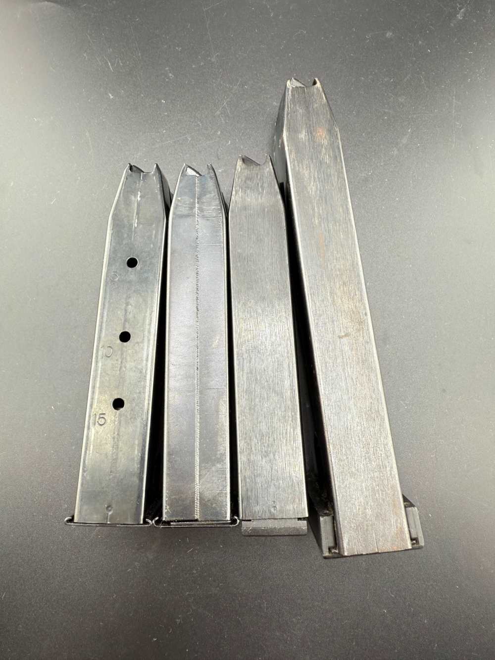 Lot of 4 Ruger P85 P89 P93 P94 P95 Magazines 15rds and Extended -img-5
