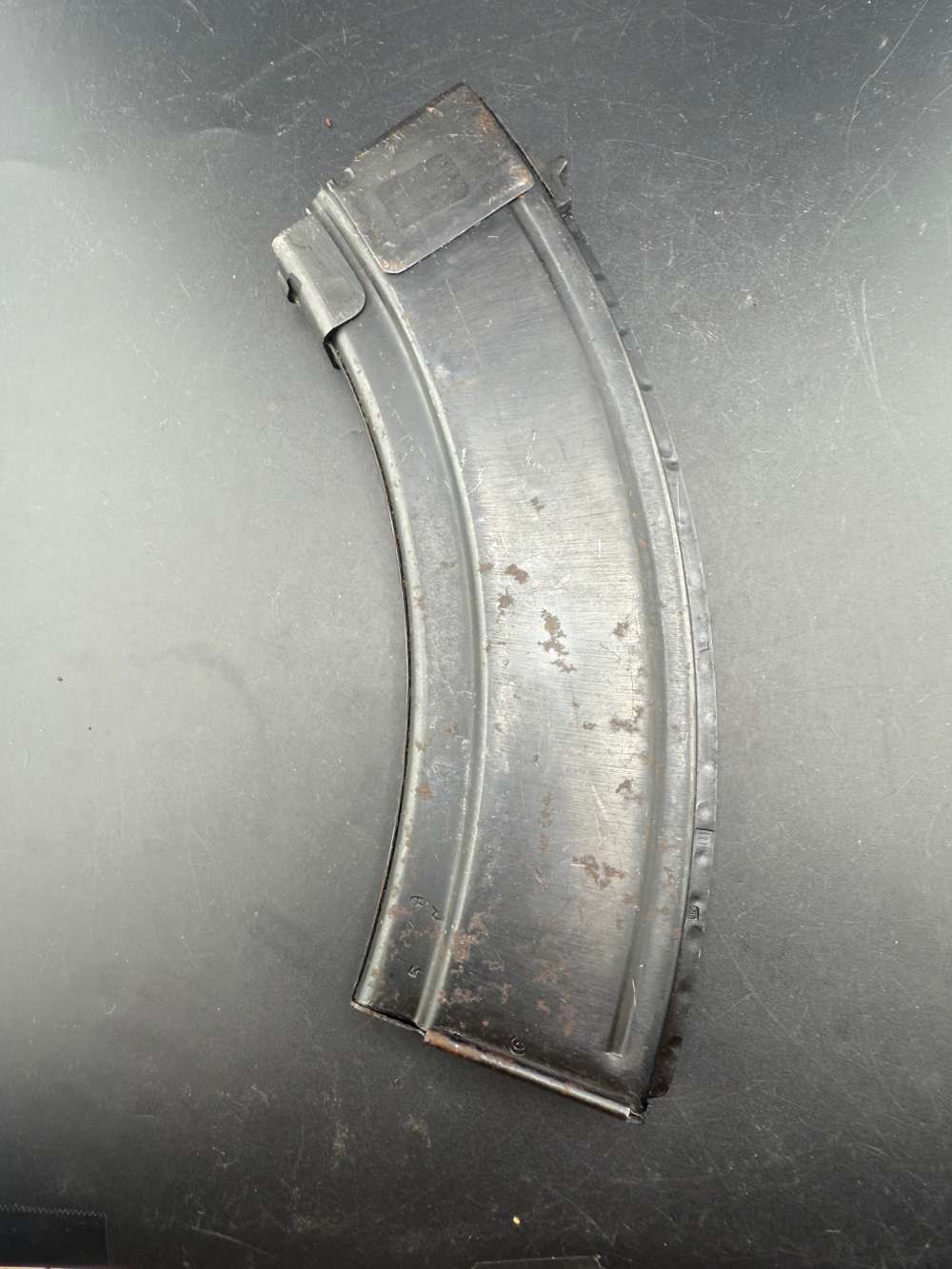 Rare Original Izhmash Russian AK Slab Side Steel 30 Round 7.62x39 Magazine-img-0