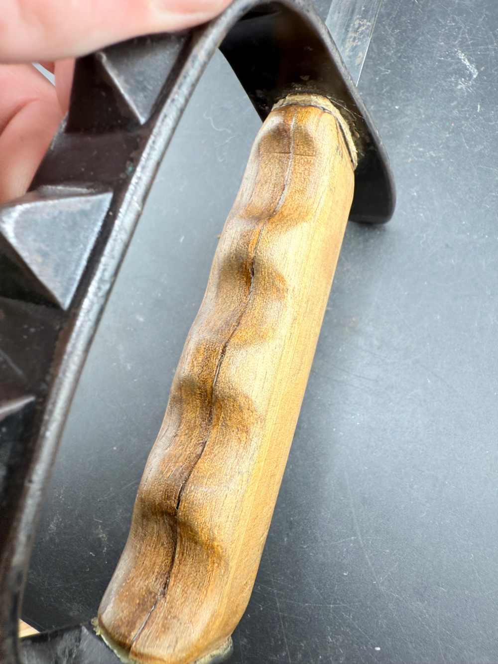 WW1 LF&C 1917 Trench Knife Knuckle Knife with Original Leather Sheath -img-12