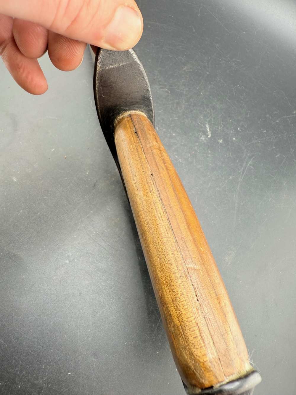WW1 LF&C 1917 Trench Knife Knuckle Knife with Original Leather Sheath -img-10