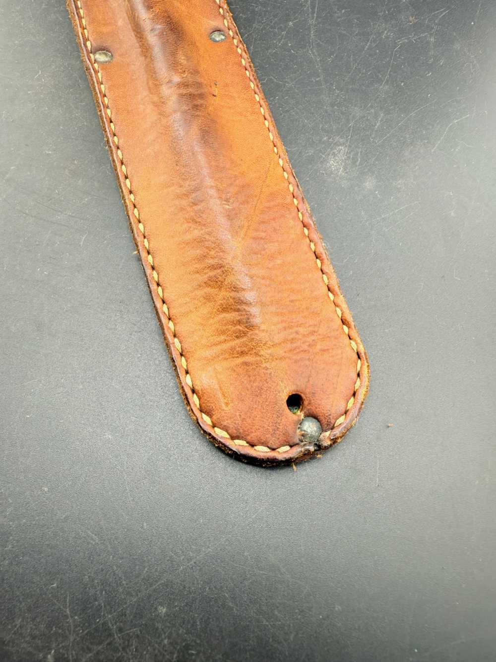 WW1 LF&C 1917 Trench Knife Knuckle Knife with Original Leather Sheath -img-13