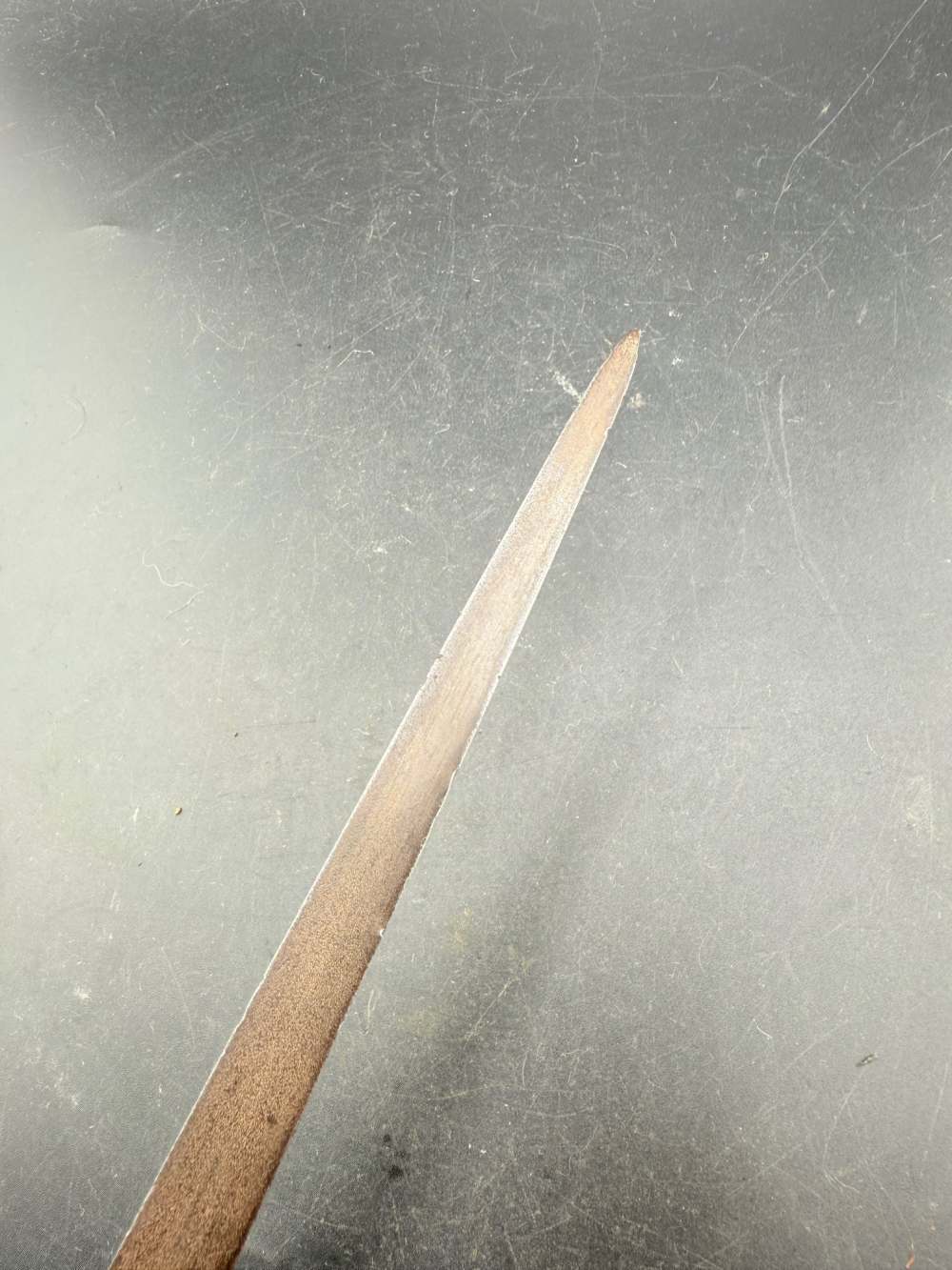 WW1 LF&C 1917 Trench Knife Knuckle Knife with Original Leather Sheath -img-7